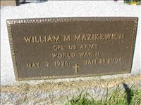 Mazikewich, William M